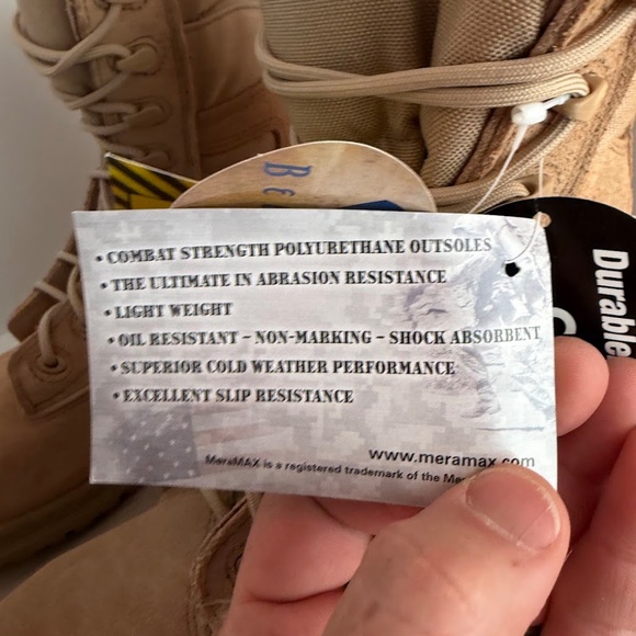 Belleville 310 ST Hot Weather Combat Boots – Size 9.5R – Made in USA – Vibram So - Picture 11 of 16